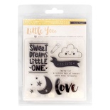 Набір штампів від Crate Paper- Little You, 11 штампів, 9,5x9,5см
