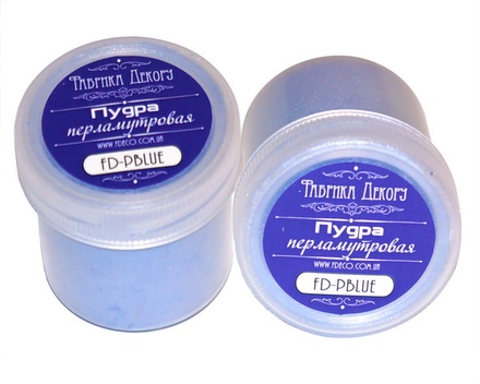 Перламутрова пудра блакитна
