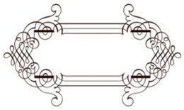 Акриловий штамп K004a Рамка, розмір 5,9х3,2см