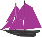 Ніж для вирубки Schooner від Cheery Lynn Designs, 2 шт.