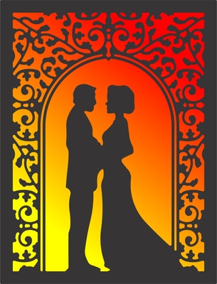 Ніж для вирубки Wedding Vows від Cheery Lynn Designs