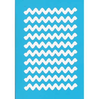Трафарет - Фабрика Декору - Маска Хвилі, 15см20см