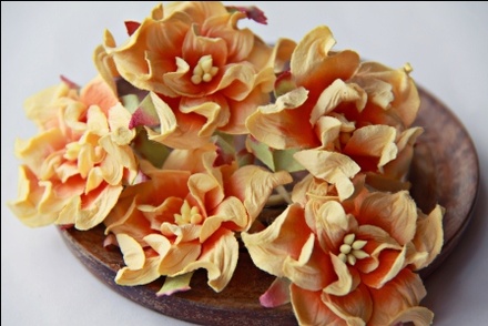 Гардения, диаметр 5 см, цвет желтый, 1 шт.