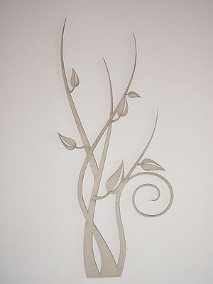 Чипборд від Dusty Attic - Swirly Vine