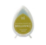 Чернила для штампинга Tsukineko - Brilliance Dew Drops Olive