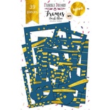 Набір рамок з фольгуванням №1 Dark Blue 39шт., ТМ Фабрика Декору