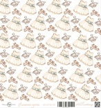 Лист скрапбумаги от ScrapEgo - Платьице, Лапочка-дочка, 30,5х30,5см