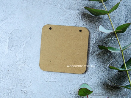 Заготовка для декорування від WOODchic - "Квадрат", 9.5x9.5см