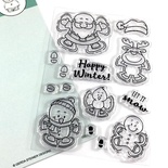 Набор штампов Gerda Steiner - Snow Angel 4x6 Clear Stamp Set