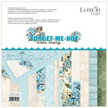 Набiр паперу для скрапбукiнгу Lemoncraft - Dear Diary - FORGET - ME - NOT, 30.5x30.5см