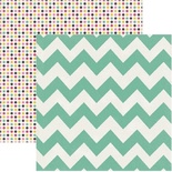 Аркуш скрап-паперу My Mind's Eye Chevron, 30x30 см, двосторонній