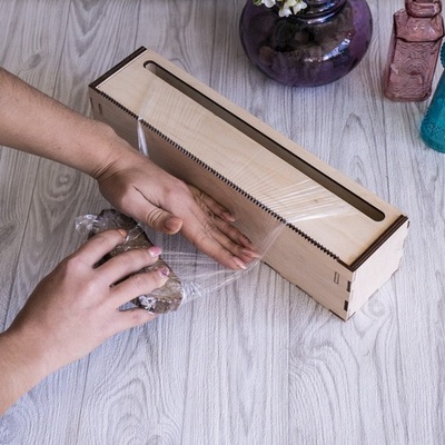 Кухонний диспенсер - органайзер (конструтор) для стрейч плівки, ТМ Фабрика Декору