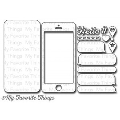 Ніж для вирубки My Favorite Things - Die-namics Smart Phone - смартфон