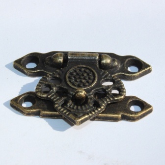 Замок античный металлический, 37х25мм, 2 детали