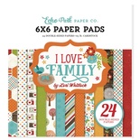 Набор бумаги от Echo Park — I Love Family, 15х15см