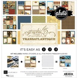 Набор бумаги от Echo Park - Graphic 45 Transatlantique Collection