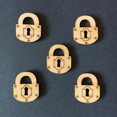 Деревʼяна фігурка WOOD-117 - Замок, 1 штука