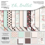 Набір двосторонніх аркушів Scrapmir - Oh, Ballet, 20x20см, 11 шт.