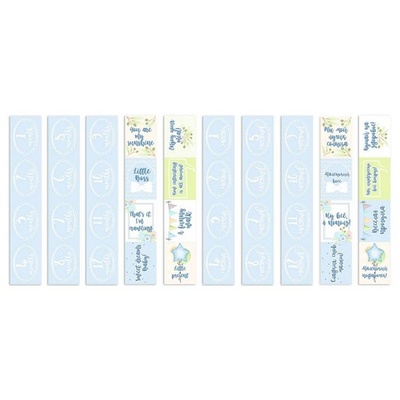 Набір смужок з картинками для декорування Puffy Fluffy Boy, ТМ Фабрика Декору