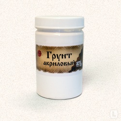 Ґрунт "Акрил Арт", 250 мл, колір білий