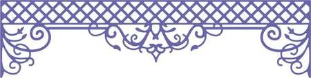 Ніж для вирубки від Cheery Lynn Designs - Lattice Valance Border