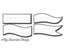 Ніж для вирубки My Favorite Things - Die-namics Mini Wavy Pennants (MFT135)