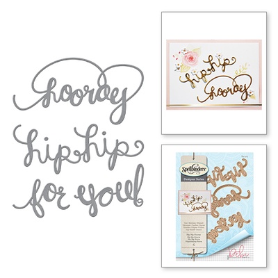 Ніж для вирубки від Spellbinders - Quite Contrary - Debi Adams - Hip Hip Hooray