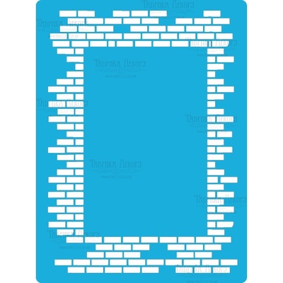 Маска - Фабрика Декора - Кирпичная рамка, 20смХ15см