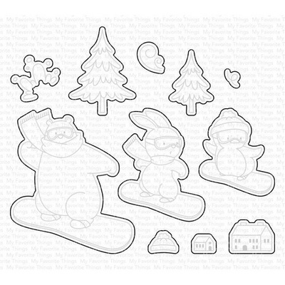 Ніж для вирубки My Favorite Things - BB Ready, Set, Snow Die-namics