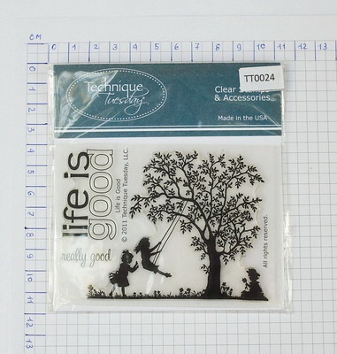 КОМИССИОНКА - Набор акриловых штампов Technique Tuesday - Life is Good, 3 штуки, размер упаковки 7,5х10 см