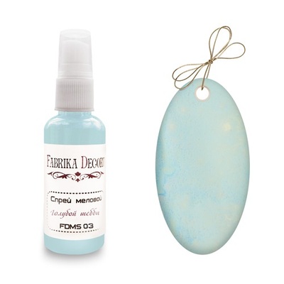 Спрей крейдяний Фабрика Декору - блакитний шеббі, 50 мл
