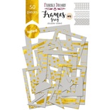 Набір рамок з фольгуванням №2 Gray 50шт., ТМ Фабрика Декору