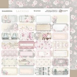 Аркуш двостороннього паперу 20x20см Квиточки La Creme від Scrapmir