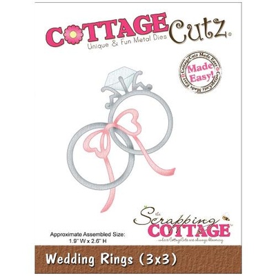 Ніж для вирубки CottageCutz - Wedding Rings Made Easy