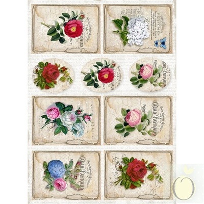 Лист с картинками LemonCraft - Vintage 002