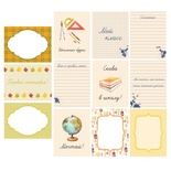 Набор карточек - Снова в школу, 12 односторонних карточек, 7,5х10 см