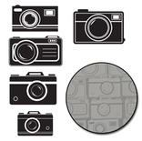 Набір висічок Maya Road - Picture Perfect Camera Transparencies - White