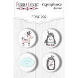 Набор скрапфишек ТМ Фабрика Декора из 4 шт № 232, Scandi Baby Boy