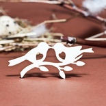 Чипборд від Вензелик - Пташенята з сердечками, 35x74м