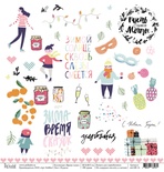 Аркуш односторонній: "Час чудес" від Polkadot, 30,5x30,5см