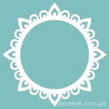 Чипборд від Вензелик - Рамка 08, розмір: 50*50 мм