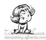 Акриловый штамп D023 Ребенок, размер 3,4 * 4,2 см