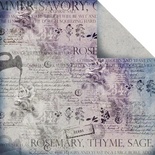 Аркуш двосторонній Fabscraps - Organic Double-Sided Paper - Herbs, 30x30 см