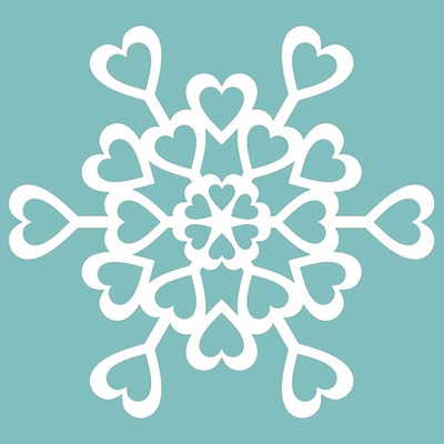 Чипборд від Вензелик - Сніжинка 32, розмір: 69*64 мм