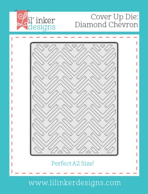 Ніж для вирубки з Lil'Inker Designs - Cover Up Die: Diamond Chevron