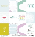 Карточки - Мятное лето, односторонняя бумага, размер 30,5х30,5 см, плотность 190 гр\м2