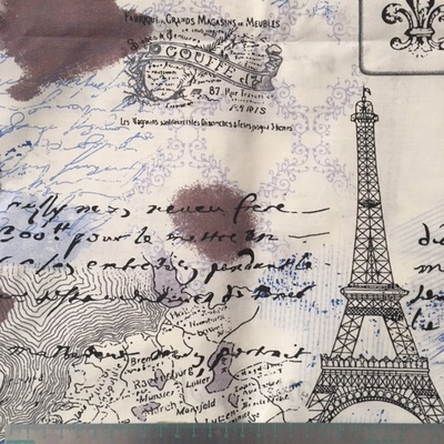 Ткань, 100% хлопок - Париж, 100х65 см