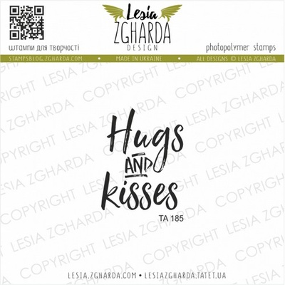 Акриловый штамп Lesia Zgharda Hugs and kisses ТА185