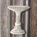 Гипсовый декор с патинированием - Фонтан от Е.В.A, высота 6 см, 1 шт.