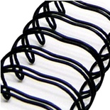 Спіраль для біндера Zutter - Bind - It - All - чорний, 12 мм, 6 штук